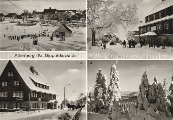 Altenberg Dippoldiswalde HO Hotel Stadt Dresden Kahleberg Skilif