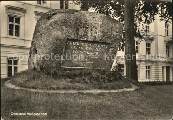 Heiligendamm Ostseebad Denkmal Friederich Franz 1793