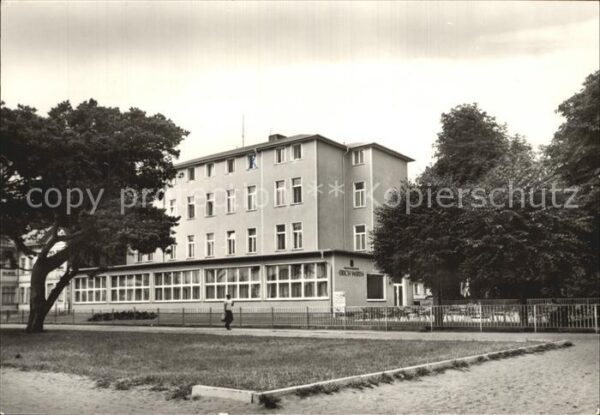 Heringsdorf Ostseebad Usedom FDGB Erholungsheim Erich Wirth