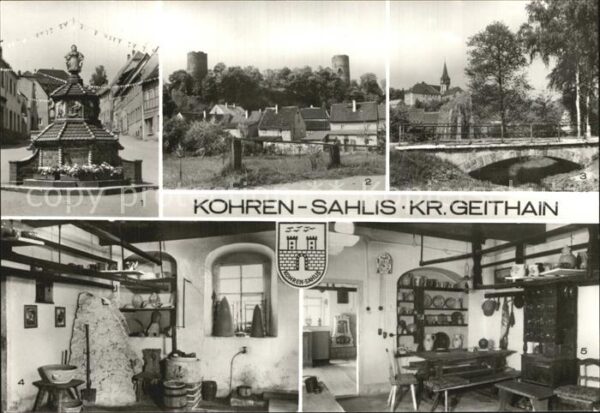 Kohren-Sahlis Töpfermuseum Töpferbrunnen Anlagen