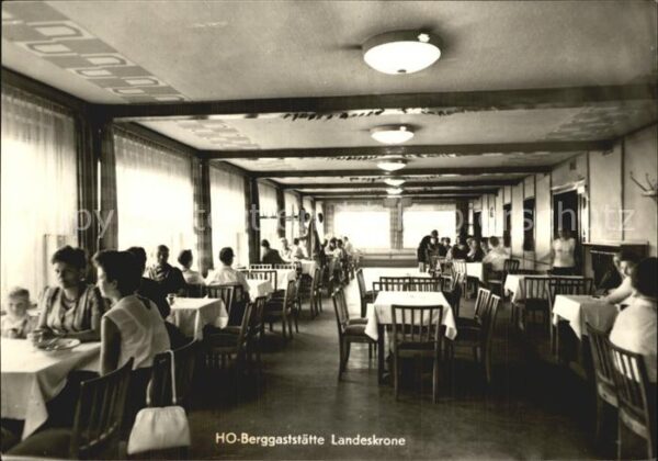 Goerlitz Sachsen HO Berggaststätte Landeskrone