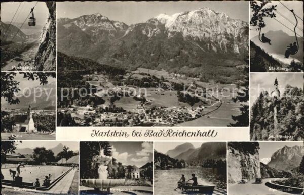 Karlstein Oberbayern Bergbajm Thumsee Freibad Seilbahn Predi