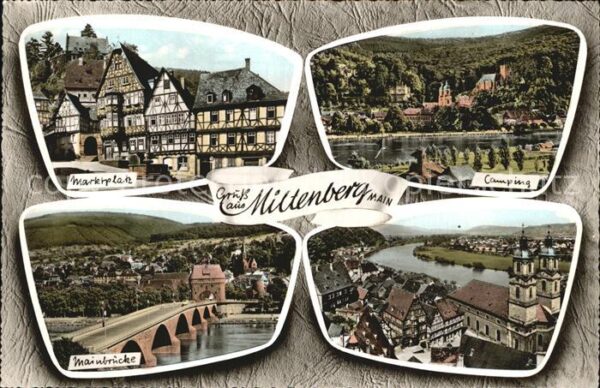 Miltenberg Main Marktplatz Camping Mainbrücke