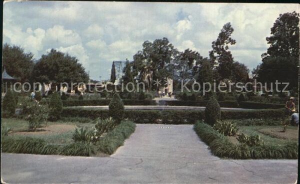New Orleans Louisiana Entrance to Audubon Parkt Zoo