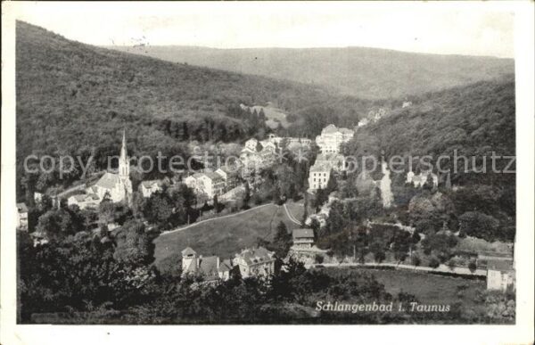 Schlangenbad Taunus Fliegeraufnahme