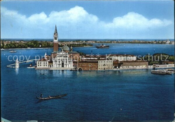Venezia Venedig Fliegeraufnahme Isola S. Giorgio Maggio