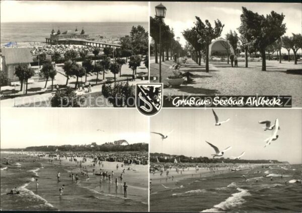 Ahlbeck Ostseebad Strand Seebrücke