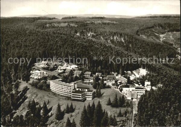 Wildbad Schwarzwald Fliegeraufnahme Sommerberg