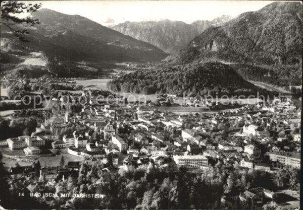 Bad Ischl Salzkammergut Fliegeraufnahme