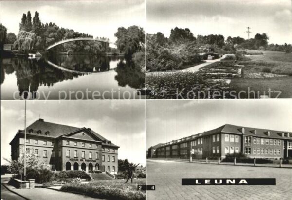 Leuna Waldbadbrücke Saaleanlagen