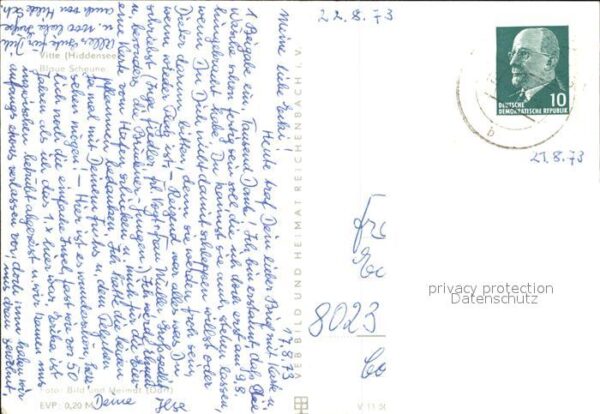 Vitte Blaue Scheune – Bild 2