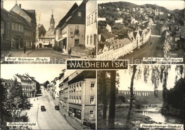 Waldheim Sachsen Diendhainer Viadukt Bahnhofstrasse