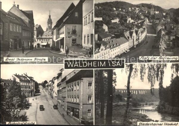 Waldheim Sachsen Diedenhainer Viadukt Platz der Befreiun