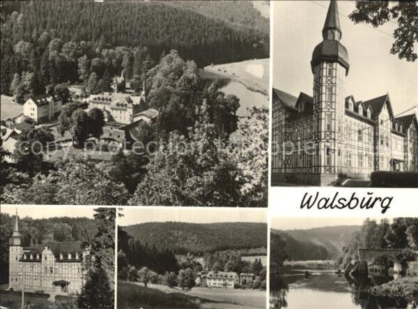 Walsburg FAchwerk Fliegeraufnahme Partie am Wass