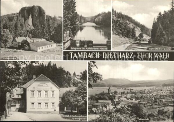 Tambach-Dietharz Apfelstädter Grund Talsperre Erholungsh
