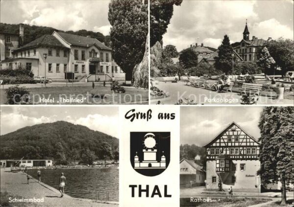 Thal Naundorf Hotel Thalfried Schwimmbad Rathaus Park