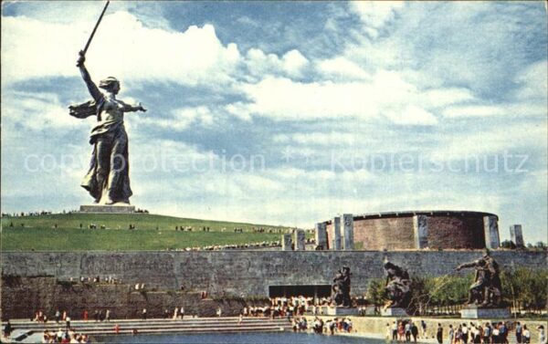 Wolgograd Mamajew Hügel Denkmal Frau mit Schwert