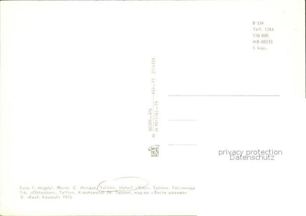 Tallinn Hotel Viru – Bild 2