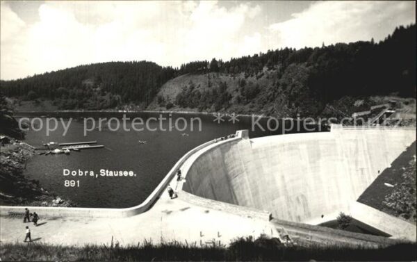 Poella Dobra Stausee Sperrmauer