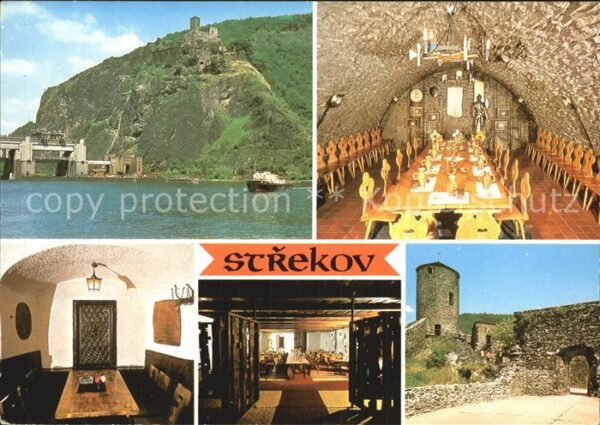 Usti nad Labem Strekov Hrad Burg Schreckenstein Restau