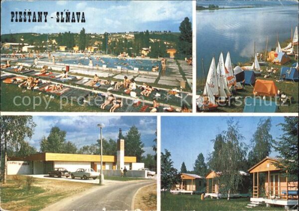 Piestany Slnava Feriendorf Camping See Freibad
