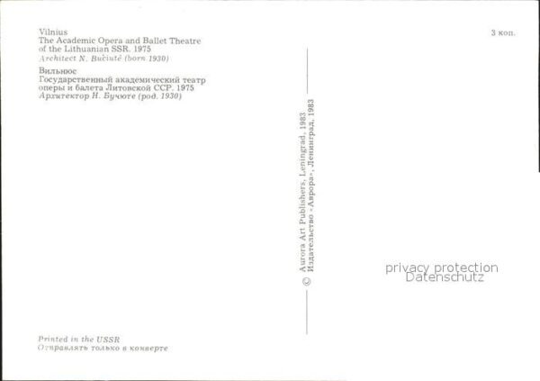 Vilnius Academic Opera Ballet Theatre – Bild 2