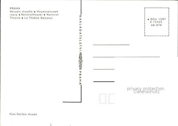Praha Prahy Prague Narodni divadlo Nationaltheater – Bild 2
