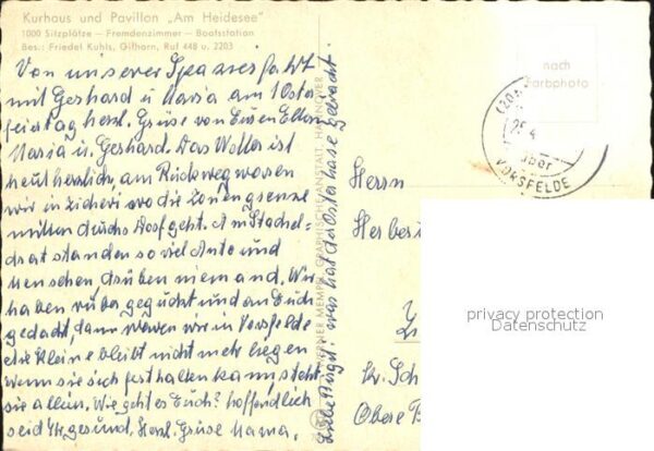Gifhorn Kurhaus Pavillon Gaststätte Am Heidesee – Bild 2