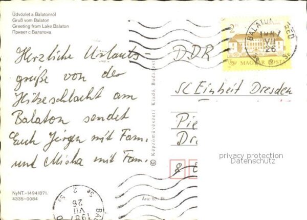 Balaton Plattensee Segeln Hotel Restaurant – Bild 2