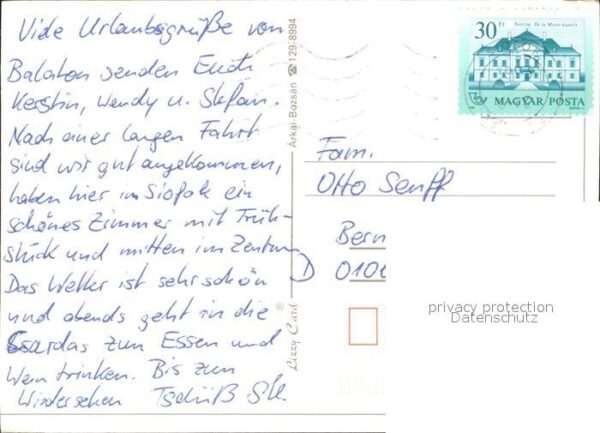 Siofok Hotel Touristenbahn Schiff – Bild 2