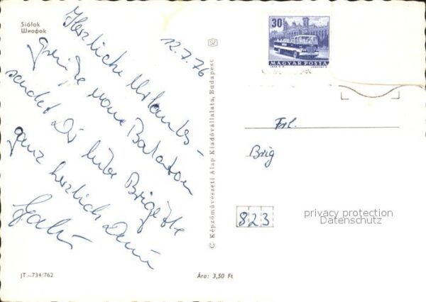 Siofok Hotel Dampfer Anleger Park Segeln Platt – Bild 2