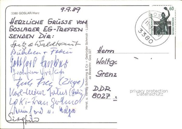 Goslar Innenstadt Marktplatz Brusttuch Patrizi – Bild 2