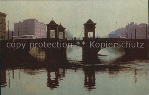 Leningrad St Petersburg Staro Kalinkin Bridge Brücke