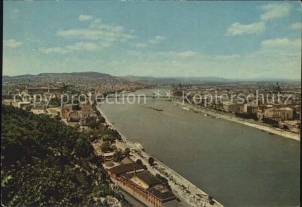 Budapest Stadtbild mit Donau