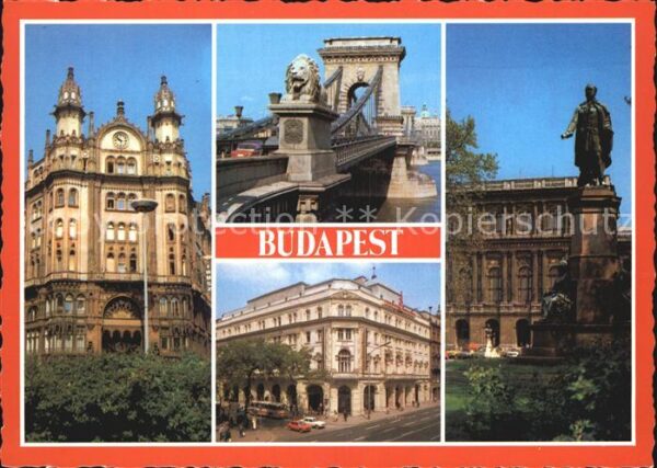 Budapest Gebäude Innenstadt Denkmal Kettenbrücke