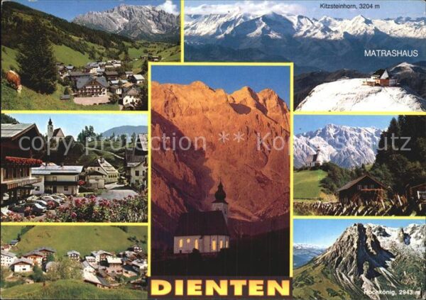 Dienten Hochkoenig Gebirgspanorama Matrashaus Berghütte Al