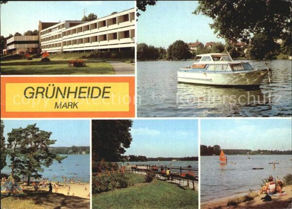 Gruenheide Mark Erholungsheim am Werlsee Peetzsee Bades