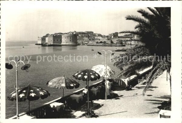 Dubrovnik Ragusa Uferpromenade Festung