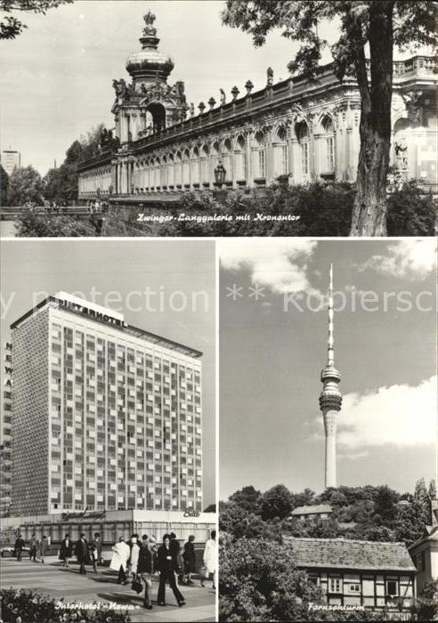 Dresden Zwinger Galerie Kronentor Interhotel Ne