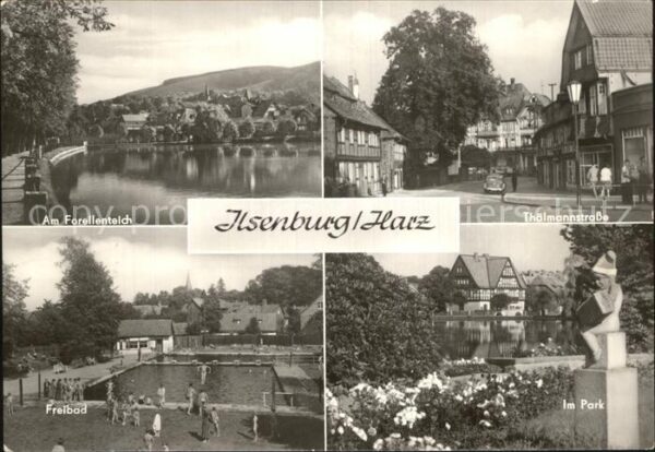 Ilsenburg Harz Forellenteich Thälmannstrasse Freibad P