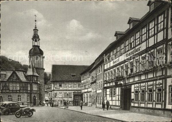 Stolberg Harz Marktplatz Fachwerkhäuser