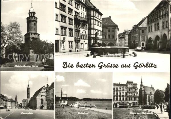 Goerlitz Sachsen Reichenbacher Turm Leninplatz Platz der