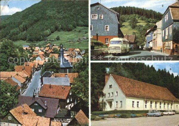 Giessuebel Schleusegrund Kulturhaus Ortsmitte Teilansicht