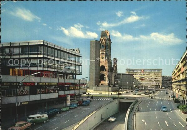 Berlin Breitscheidplatz Kaiser-Wilhelm-Gedächt