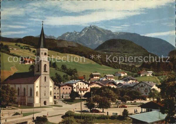 Schellenberg Berchtesgaden Marktplatz Hohem Göll Kirche