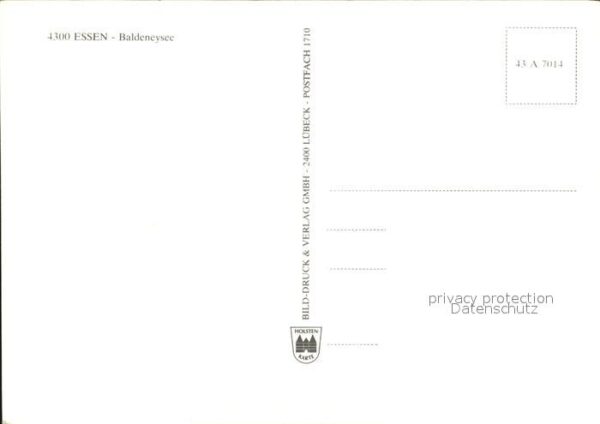 Essen Ruhr Baldeneysee Personenschiff Stadt Essen – Bild 2
