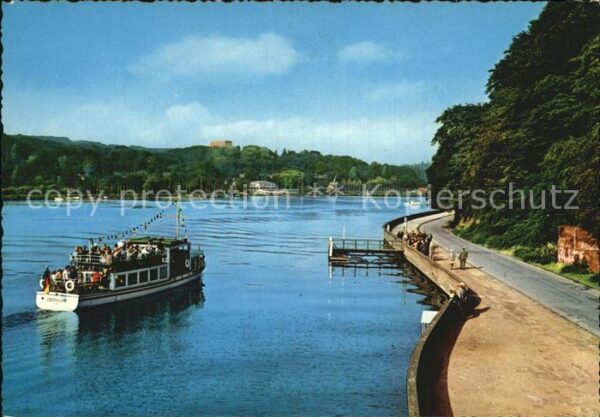 Essen Ruhr Baldeneysee Schiff Anlegestelle