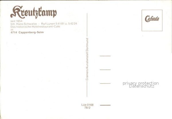 Kreuzkamp Hotel Restaurant Cafe Kreuzkamp – Bild 2
