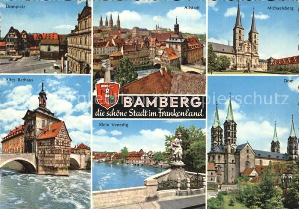 Bamberg Frankenland Altstadt Domplatz Altes Rat