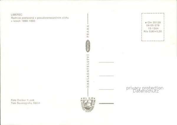 Liberec Radnice postavena v pseudorenesancnim s – Bild 2